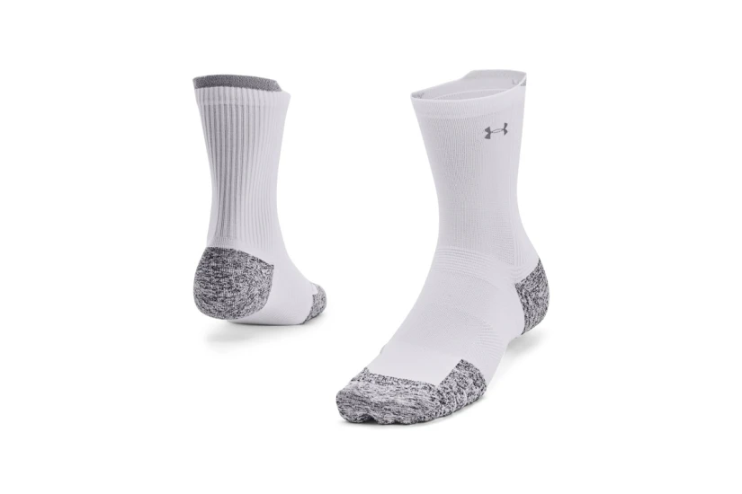 Under Armour ArmourDry Run Κάλτσες Μέχρι τη Γάμπα Λευκές, Γκρι