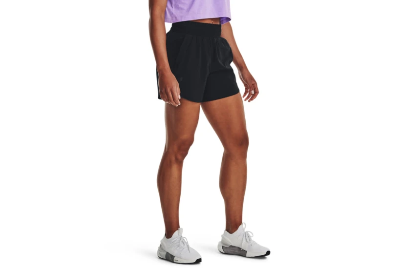 Under Armour Flex Woven Γυναικείο Αθλητικό Σορτς Μαύρο