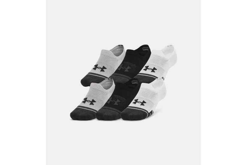 Under Armour Performance Tech Κοντές Κάλτσες Γκρι, Λευκές, Μαύρες 3 Ζευγάρια