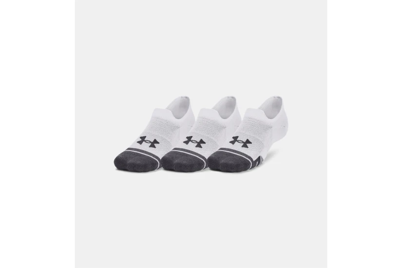 Under Armour Performance Tech Κοντές Κάλτσες Λευκές, Γκρι 3 Ζευγάρια