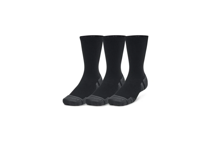 Under Armour Performance Tech Κάλτσες μέχρι τη Γάμπα Μαύρες, Γκρι 3 Τεμάχια