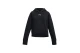 Under Armour Rival Fleece Παιδικό Cropped Φούτερ με Κουκούλα Μαύρο