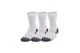 Under Armour Performance Tech Youth Ψηλές Κάλτσες Λευκές, Γκρι Σκούρο 3 Ζευγάρια