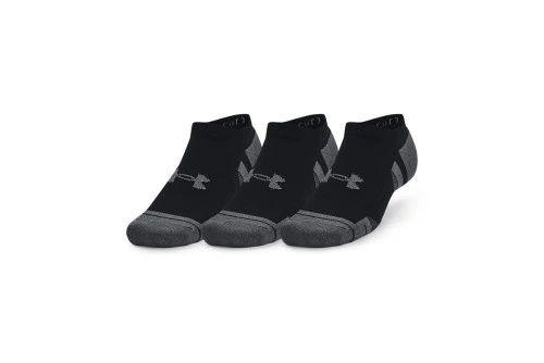 Under Armour Performance Cotton Cushioned No Show Κάλτσες Κοντές 3 Ζεύγη (1379526 001)