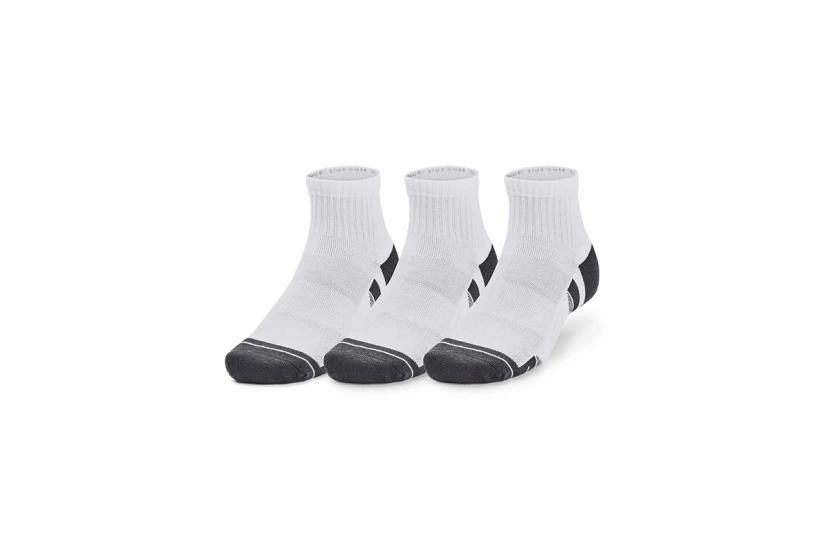 Under Armour Performance Cotton Κοντές Κάλτσες Λευκές, Γκρι 3 Ζευγάρια