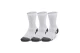 Under Armour Performance Cotton Cushioned Ανδρικές Ψηλές Κάλτσες Λευκές, Γκρι 3 Ζευγάρια