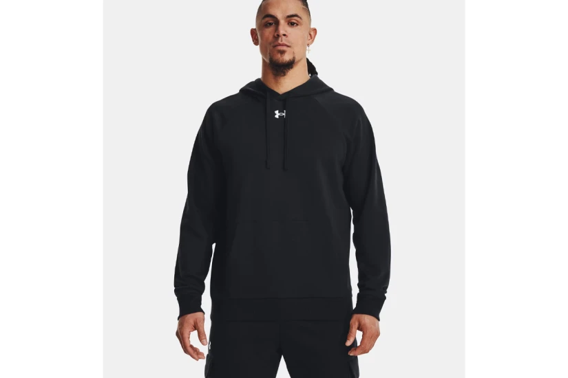 Under Armour Rival Fleece Ανδρικό Φούτερ με Κουκούλα Μαύρο