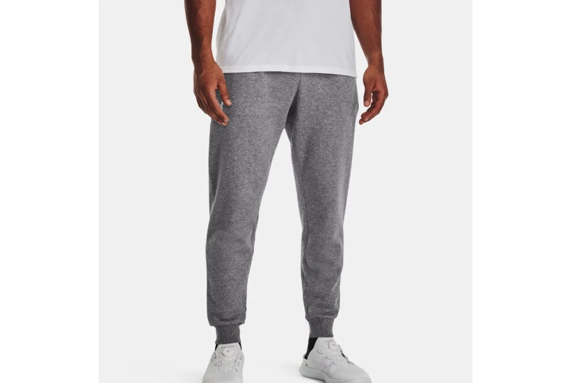 Under Armour Rival Fleece Ανδρικό Παντελόνι Φόρμας Γκρι