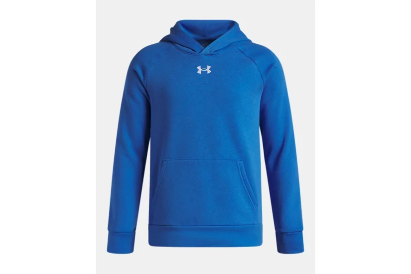 Under Armour Rival Fleece Παιδικό Φούτερ με Κουκούλα Μπλε
