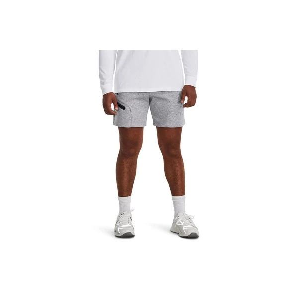 Under Armour Unstoppable Fleece 18 Cm Σορτς Αθλητικό Ανδρικό (1379809 011)