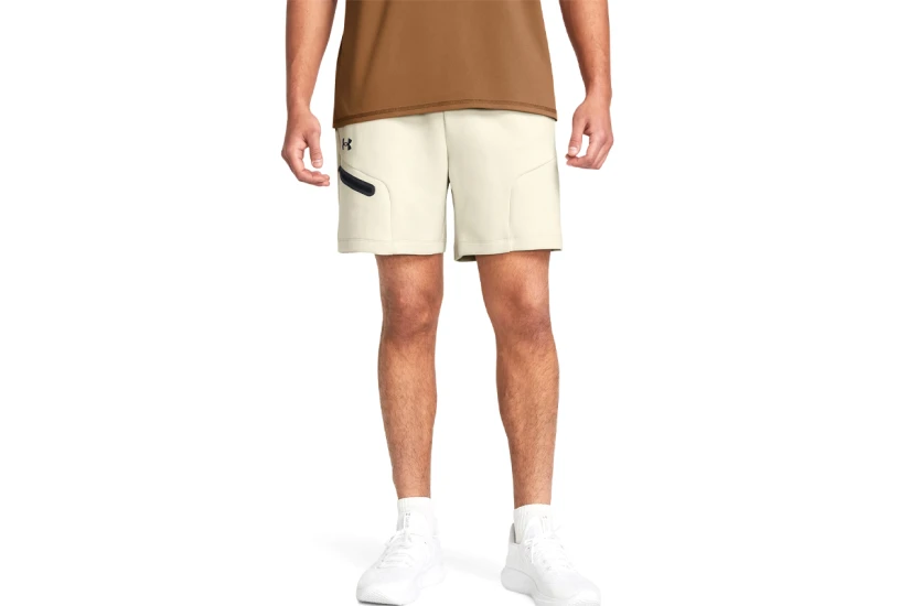 Under Armour Unstoppable Fleece Ανδρικό Σορτς Μπεζ
