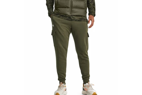 Under Armour Rival Fleece Cargo Παντελόνι Φόρμας Ανδρικό (1382134 390)
