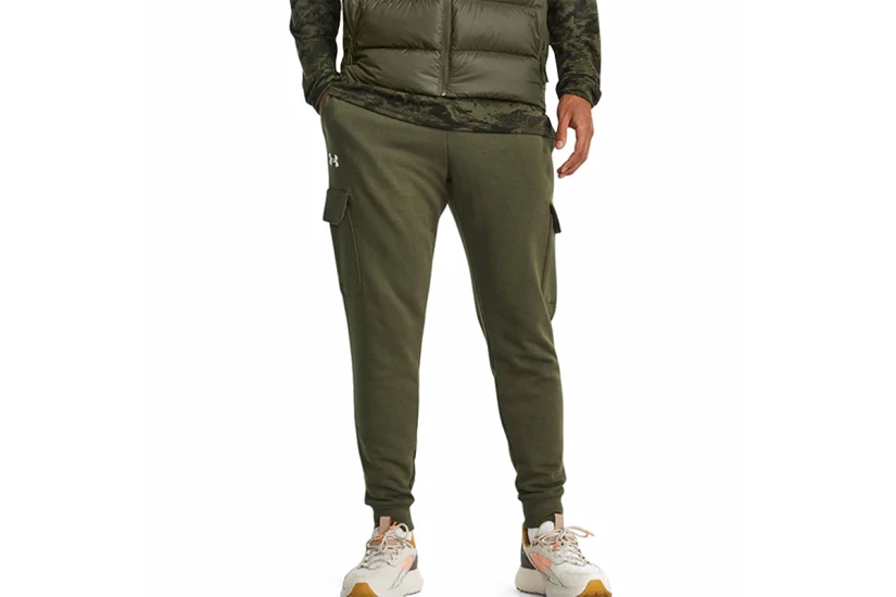 Under Armour Rival Fleece Cargo Jogger Παντελόνι Φόρμας Ανδρικό