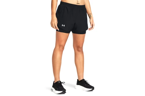 Under Armour Fly By 2-In-1 Σορτς Με Εσωτερικό Κολάν Γυναικείο (1382440 001)