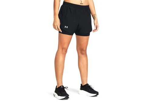 Under Armour Fly By 2-In-1 Σορτς Με Εσωτερικό Κολάν Γυναικείο (1382440 001)