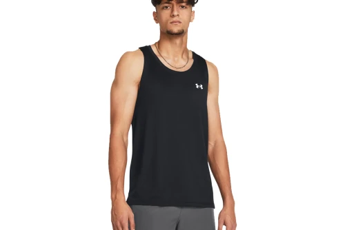 Under Armour Launch Singlet Μπλούζα Αμάνικη Ανδρική (1382585 001)