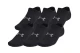 Under Armour Essential Lightweight Κοντές Kάλτσες Μαύρες 6 Ζευγάρια