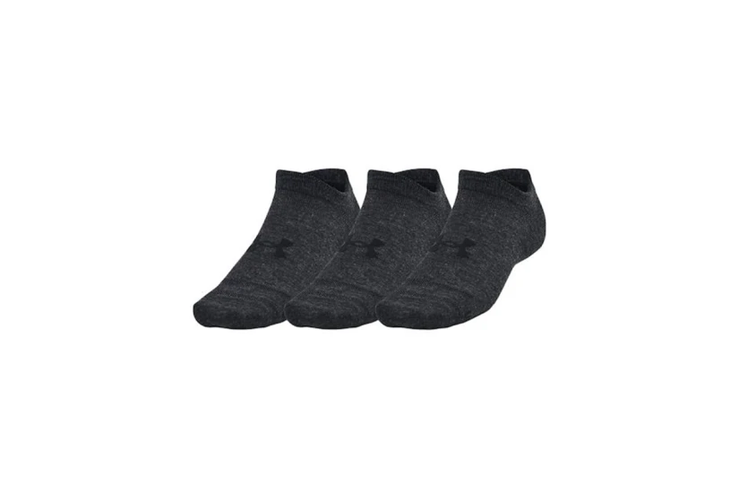 Under Armour Essential Unisex Κοντές Kάλτσες Ανθρακί 3 Τεμάχια