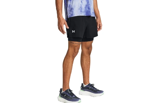 Under Armour Launch 13Cm 2 In 1 Σορτς Με Εσωτερικό Κολάν Ανδρικό (1382640 001)