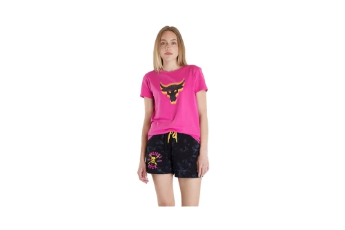 Under Armour Project Rock W Underground Core T-Shirt Γυναικείο (1382708 686)
