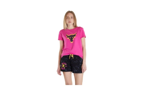 Under Armour Project Rock W Underground Core T-Shirt Γυναικείο (1382708 686)