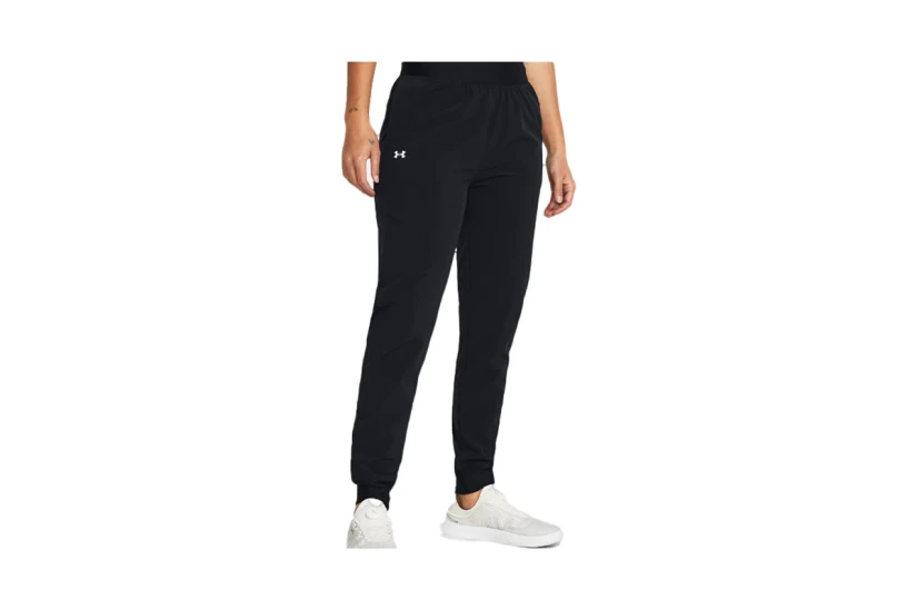 Under Armour Rival High-Rise Woven Γυναικείο Παντελόνι Φόρμας Μαύρο