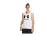 Under Armour Sportstyle Logo Ανδρική Αμάνικη Μπλούζα Λευκή
