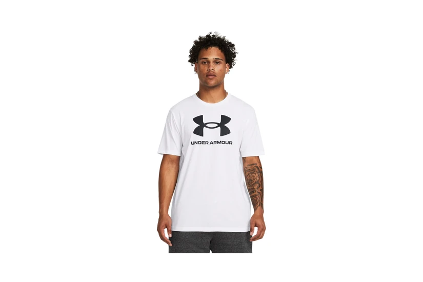 Under Armour Sportstyle Logo Update Ανδρικό Κοντομάνικο T-Shirt Λευκό