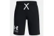 Under Armour Rival Terry Παιδική Αθλητική Βερμούδα Μαύρη