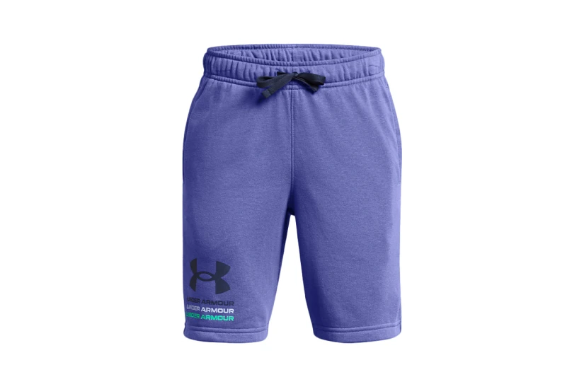 Under Armour Rival Terry Παιδική Αθλητική Βερμούδα Μωβ