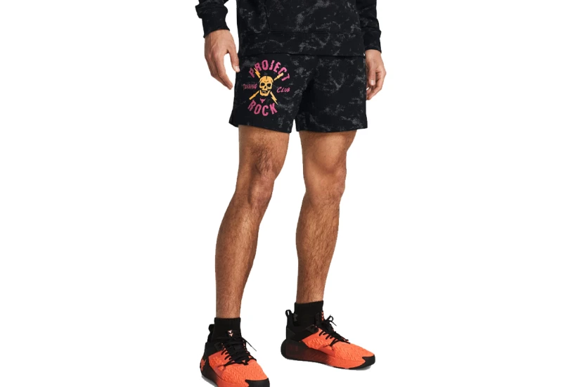 Under Armour Project Rock Rival Terry Ανδρική Αθλητική Βερμούδα
