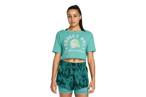 Under Armour Pjt Rck Balance Graphic T Crop Top Κοντομάνικο Γυναικείο (1383420 957)