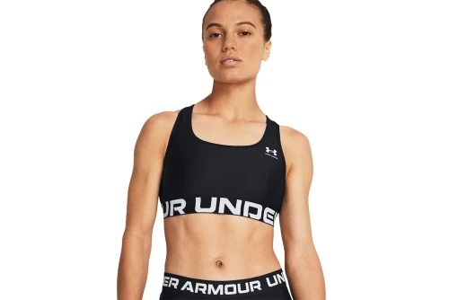 Under Armour Heatgear Mid Branded Μπουστάκι Γυναικείο (1383544 001)