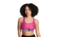 Under Armour Heatgear Mid Branded Γυναικείο Μπουστάκι Φούξια