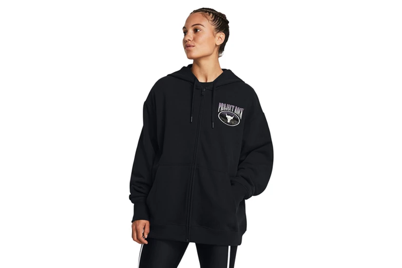 Under Armour Pjt Rck Hw Terry Fz Os Q1 Ζακέτα Με Κουκούλα Βαμβακερή Γυναι (1383599 001)