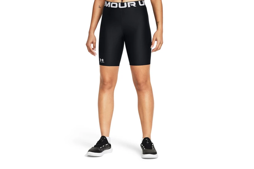 Under Armour Heatgear Γυναικείο Κοντό Κολάν Μαύρο