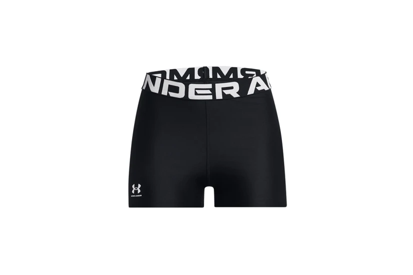 Under Armour HeatGear® Γυναικείο Biker Σορτς Κολάν Μαύρο, Λευκό
