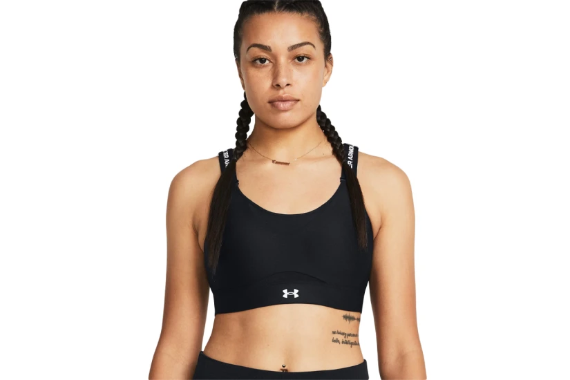 Under Armour Infinity High 2.0 Γυναικείο Μπουστάκι Μαύρο