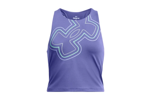 Under Armour Motion Branded Crop Top Αμάνικο Γυναικείο (1384210 561)