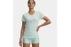 Under Armour Tech Twist V-Neck Γυναικείο Κοντομάνικο T-Shirt Τυρκουάζ