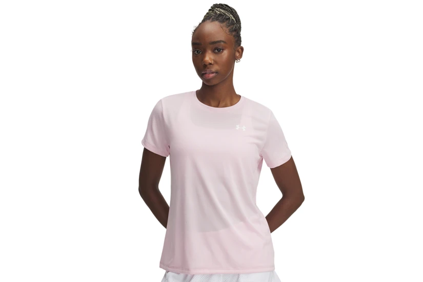Under Armour Tech Γυναικείο Κοντομάνικο T-Shirt Ροζ