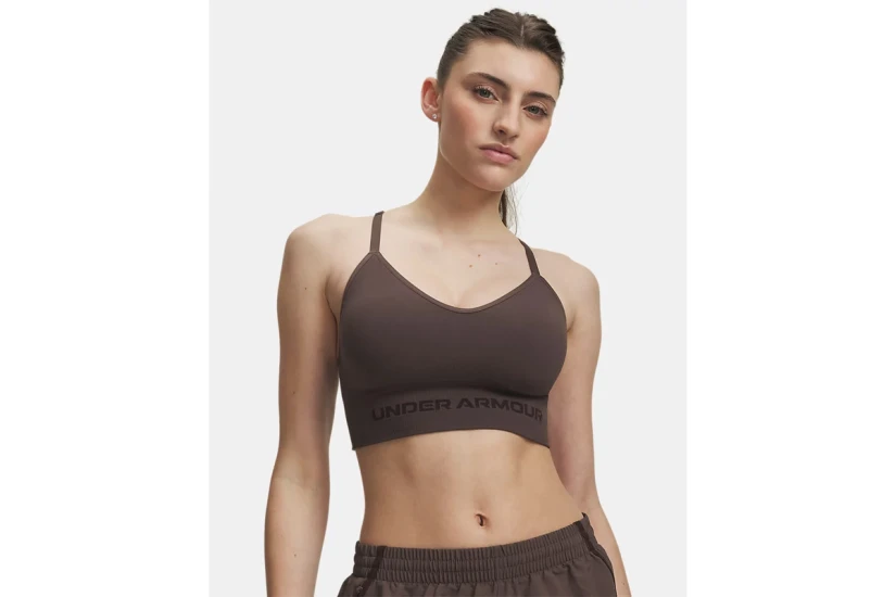 Under Armour Vanish Seamless Low Γυναικείο Μπουστάκι Καφέ