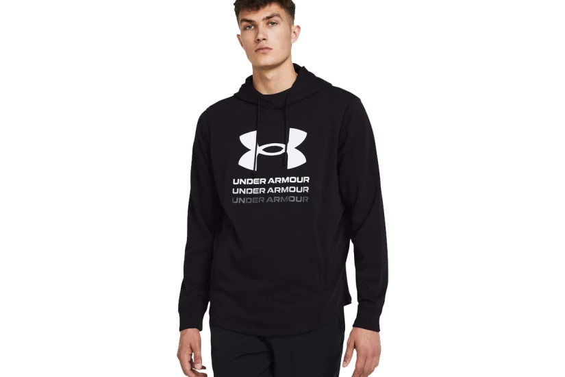 Under Armour Rival Terry Graphic Hoodie Ανδρική (1386047 001)