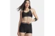 Under Armour Crossback Low Γυναικείο Μπουστάκι Μαύρο