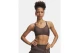 Under Armour Heatgear Crossback Low Γυναικείο Μπουστάκι Καφέ