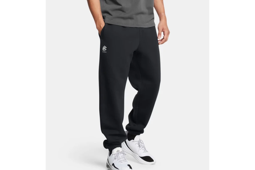 Under Armour Curry Splash Ανδρικό Παντελόνι Φόρμας Μαύρο
