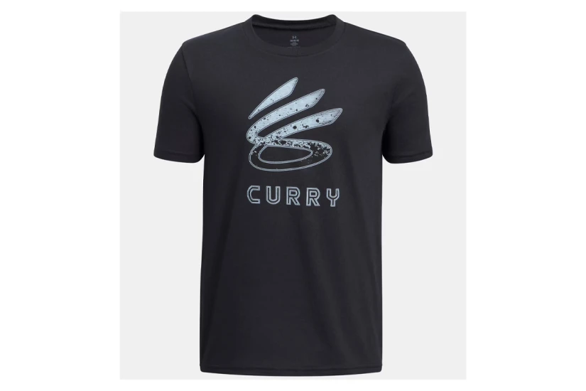 Under Armour Curry Logo Ανδρικό Κοντομάνικο T-Shirt Λευκό