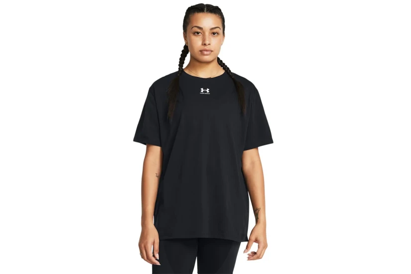 Under Armour Campus Γυναικείο Κοντομάνικο T-Shirt Μαύρο