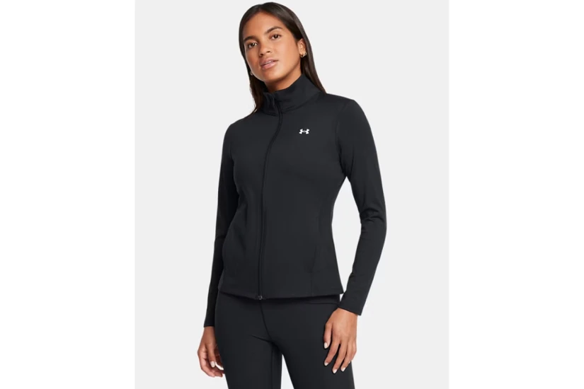 Under Armour Motion Emea Γυναικεία Πολυεστερική Ζακέτα Μαύρη