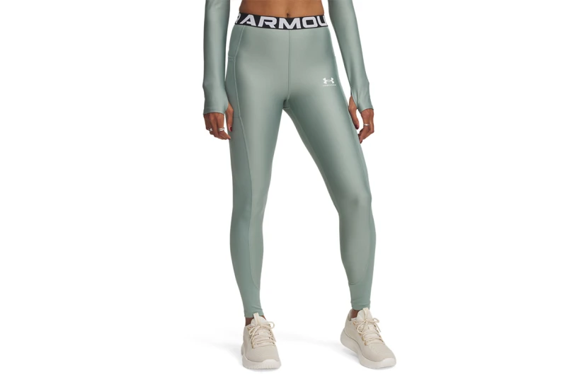 Under Armour Heatgear Rib Γυναικείο Κολάν Φυστικί
